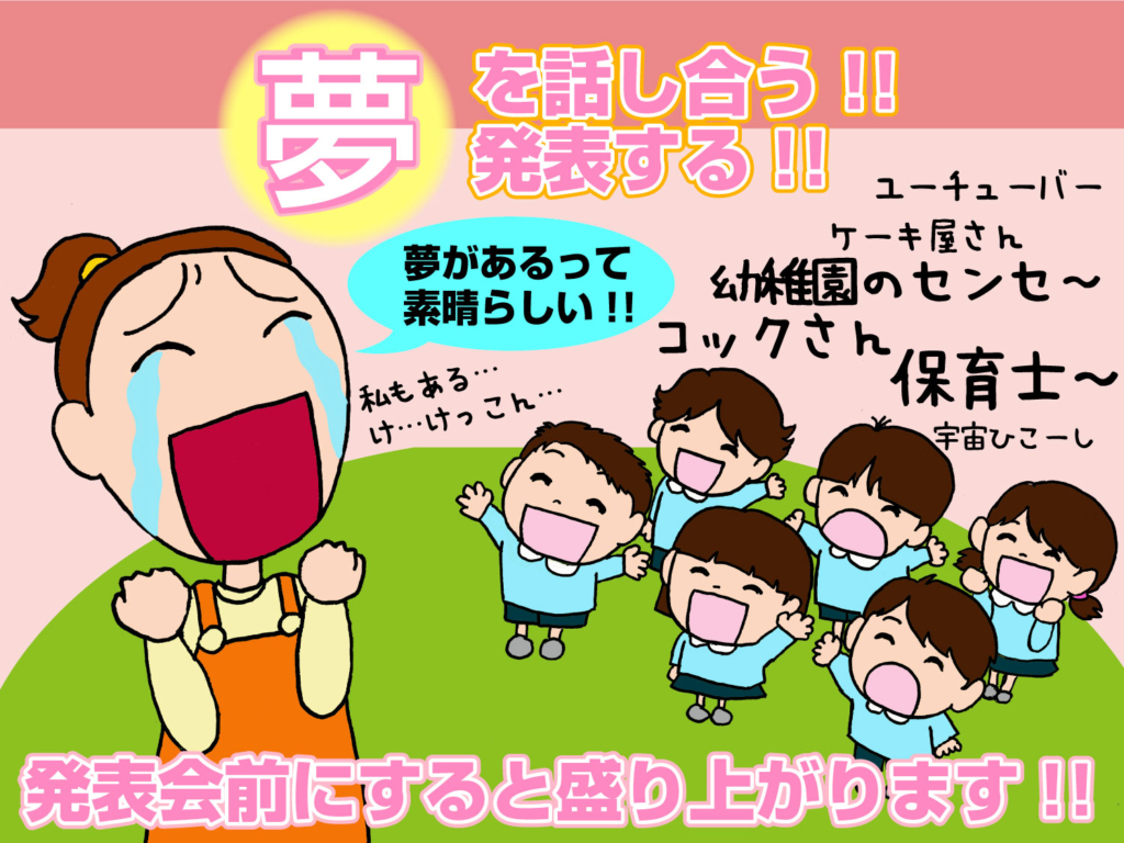 夢を話し合おう、イラスト
