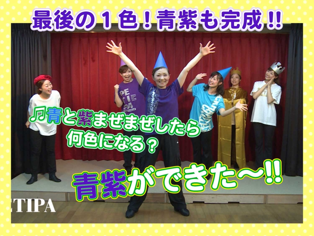 模範演技より、青紫ができた!と言う場面の写真